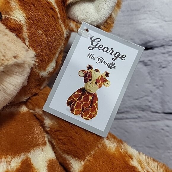 Aurora Lopsie Lulus George The Giraffe Plush Stuffed Animal Super Soft Rare NWT - Picture 3 of 7